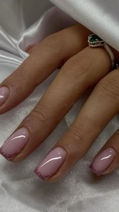 Short Classy Nails Square Oval, Simple Gel Nails, Short Square Nails, Cute Gel Nails, Short Acrylic Nails Designs, Fire Nails