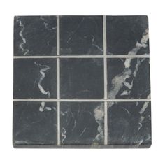 black and white marble tiles on a white background