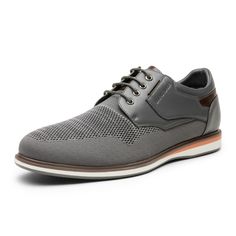 PRICES MAY VARY. Simple Design: The lace-up closure ensures a classic and secure fit. Step into style with these casual Oxford shoes, elevating your refined look for a striking appearance. Breathable Comfort: Crafted with comfortable knitted fabric, the upper of these men's formal shoes promotes excellent breathability, ensuring a relaxed and airy feel during the spring and summer seasons. Shock Absorption: The memory foam in the heel of the insole offers cushioning and comfort for his feet. Grippy Outsole: The TPR honeycomb-patterned outsole ensures robust durability, making it resilient to wear and tear. Versatile Style: Perfect for work, commuting, parties, and beyond. These men’s shoes are versatile enough to wear for various occasions, adding a touch of sophistication to any ensemble. Men's Casual Dress, Mens Casual Dress Shoes, Casual Oxford Shoes, Casual Dress Shoes, Formal Shoes For Men, Mens Casual Dress, Luxury Store, Formal Shoes, Men's Casual