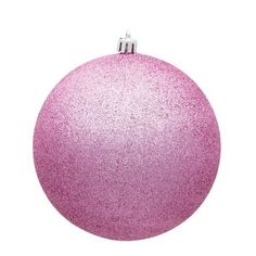 a pink ornament on a white background