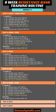 Unlock our ultimate 8 week resistance band workout plan is designed to enhance resistance band proficiency, promote muscle growth, and increase strength. Whether you’re looking for a comprehensive resistance band workout split or full-body exercises tailored for men and women, this guide has you covered. Dive into this effective routine that builds muscle and boost strength with versatile resistance band exercises. Click through to access the full 8-week plan and start your journey to with resistance band training. Resistance Band Workouts For Men, Workouts With Bands, Dr Workout, Cardio And Strength Workout, Muscle Mass Workout, Every Muscle Group, Body Weight Workout Plan, Band Training, Full Body Workout Plan