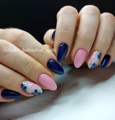 Manicure Azul, Nail Art Diy Easy, Nail Art Designs Images, Special Nails, Manicure Nail Designs, Manicure Inspiration, Cute Spring Nails, Floral Nail Art, Coffin Shape Nails