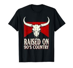 PRICES MAY VARY. Vintage Western Bull Skull Raised On 90's Country Music Shirt, wild west shirt, mens western t shirt, western tshirts shirts for men, cowboy shirt boys, cowboy shirts for boys, cowboys tee shirt men, cowboys shirt, cowboy graphic tee, mens western t shirts Vintage Western Bull Skull Raised On 90's Country Music T-Shirt, music t-shirts, music tshirts, music t shirts, music t shirt, music tshirt, musically tshirts, funny music shirts for men, musiclly tshirt, musiclly shirts, musi Outfits Vintage Retro, 90s Country Music, 90s Country, Country Music Shirts, Gift For Grandpa, Bull Skull, Skull T Shirt, Bull Skulls, Great Gifts For Men