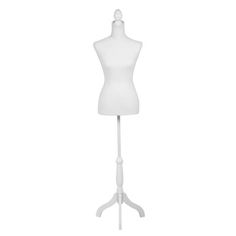 a white mannequin standing on a stand