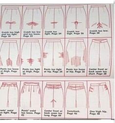 instructions on how to wear pants for women in the 1950's and 1960s's