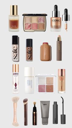 glowy makeup routine Stargirl Makeup, Organization Ideas Makeup, Xmas List Ideas, Selfcare Products, Cherry Lips, Makeup List