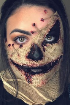 Get ready to turn heads this spooky season with these Halloween Makeup Ideas that will elevate your Halloween aesthetic! Whether you’re going for a stunning Halloween Makeup witch look or a playful Halloween Makeup clown, we’ve got all the Halloween Makeup inspiration you need. Perfect your next Halloween pfp and make a haunting impression at any event. From bold designs to intricate details, these makeup ideas will transform your Halloween into an unforgettable experience! Burlap Scarecrow, Scare Crow, Monster Makeup, Horror Halloween Costumes, Halloween Makeup Ideas, Diy Halloween Costumes For Women, Scary Halloween Costume, Halloween Makeup Scary, Halloween Makeup Inspiration