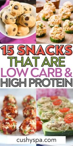 snacks that are low carb and high protein