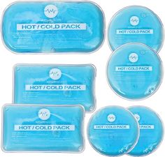 Ice Packs that will bend and form around joints and appendages. Easy to store in a cooler for games/tournaments. Reusable. Old Remedies, Freezer Packs, Hot And Cold Therapy, Home Remedies For Cold, Gel Ice Packs, Hot Cold Packs, Hot Pack, Ice Packs, Gel Pack