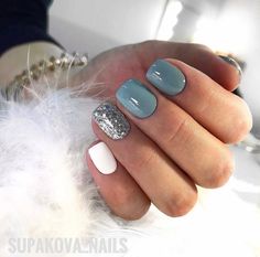 I love this design and color!! Pretty Nail Colors, Dipped Nails, Cute Nail Designs, Holiday Nails, Nail Art Design, Manicure And Pedicure