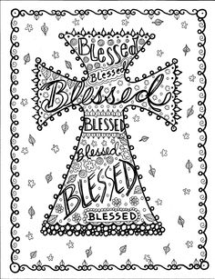 a black and white drawing with the word jesus on it, surrounded by doodles