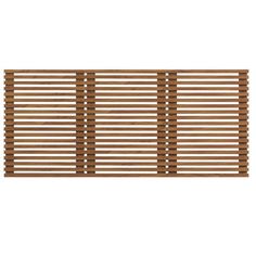 a wooden slatted fence on a white background