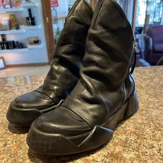 Farfetch Zip-Up Layered Designer Boot In Great Condition Freshly Cleaned No Box Designer Boots, Zip Up, Zip Ups, Men's Shoes, Shoe Boots, Man Shop, Boots, Quick Saves, Clothes