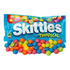 skittles tropical gummy candy bag