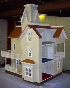 a large doll house on top of a table