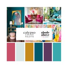 the color palette is called calypso, and it's all different colors