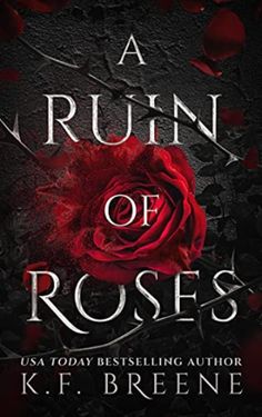 a book cover for a ruin of roses