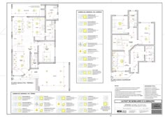 the floor plan for an office building with several different areas to be seen in it