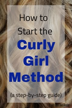 Curly Hair Method, Elegant Curls, The Curly Girl Method, Curly Girl Method, Curly Hair Routine, Hair Curler, Scene Hair, Curly Hair Care, Curly Hair Tips