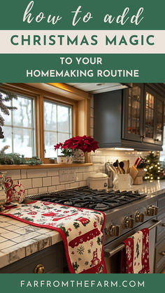 How to Add Christmas Magic to Your Homemaking Routine Homemaking Routine, Christmas At Home, Holiday Scents, Christmas Inspo, Festive Decor, Seasonal Home Decor, Cozy Christmas, Christmas Magic, Festival Decorations