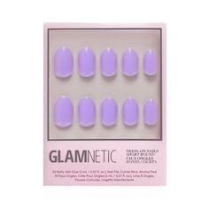 Blossom into low-key glam with the Lilac Nail Set. This style captures the essence of the season with its enchanting lilac hue, perfect for infusing a floral-inspired burst of color into your day-to-day look! The short round shape is perfect for a more subtle press-on nail look - no one will know their faux! Finished by a glossy finish, this solid-colored beauty embodies the elegance of spring florals. Enjoy a flawless"nail polish" look with the longevity and durability you need for everyday. Ki Timeless Nail Color, File Nails, 30 Nails, Lilac Nails, Nail Remover, Spring Florals, Eyes Lips Face, Gel Lacquer, Make Beauty