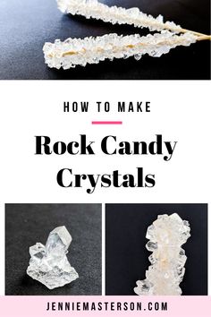 how to make rock candy crystals with text overlay