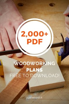 FREE Woodworking Plans to download! Download more than 2,000 Woodworking PDF, guides and books for FREE! Every PDF could be downloaded directly from your account! #woodworking #pdf #plans #guides #ebooks #diy Outdoor Woodworking Plans, Downloadable Woodworking Plans, Repurposed Pallets, Table Palette, Cabinet Woodworking Plans, Woodworking Plans Patterns, Woodworking Plans Pdf