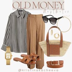 Old Money Aesthetic Summer, Summer Outfit Travel, Old Money Aesthetics, Travel Capsule Wardrobe Summer, Money Aesthetics, How To Have Style, Money Clothes, Money Aesthetic