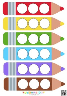 four pencils with different colors on them and the words, you are ready to color