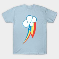 Rainbow Dash Cutie Mark My Little Pony (highres) -- Choose from our vast selection of Crewneck and V-Neck T-Shirts to match with your favorite design to make the perfect graphic T-Shirt. Pick your favorite: Classic, Boxy, Tri-Blend, V-Neck, or Premium. Customize your color! For men and women. Rainbow Dash Shirt, Mlp Shirt, Rainbow Dash Cutie Mark, Rainbow Dash Cosplay, Rainbow Dash Costume, Rainbow Shirts, Rainbow Clothes, Dream Items, Cutie Mark