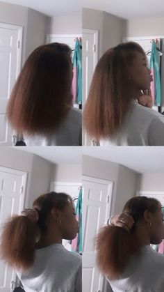 Blow Dryed Natural Hair Styles, Styles For Blow Dried Natural Hair, Blowout On Long Hair, Blow Dried Hairstyles Black Women, Blow Dry Natural Hair, Healthy Black Hair, Long Hair Black, Silk Press Natural Hair