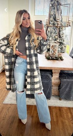 Cold Fashion, Booties Outfit, Fall Attire, Plaid Shacket, Nashville Outfits, Trendy Fall Outfits, Clothes Shopping, Cute Clothes