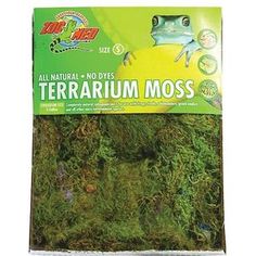 a package of terrarium moss for frogs