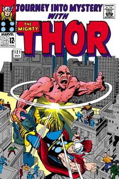 the cover to thor comic book