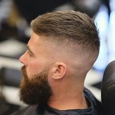 Oval Face Men, Beard Haircut, Men's Haircuts, Oval Face Hairstyles, Bald Fade