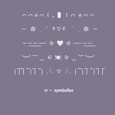 some type of font and numbers on a purple background with the words tymolls