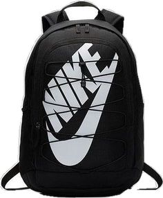 Nike Black Backpack For Back To School, Nike Casual Black Backpack, Black Casual Nike Backpack, Casual Black Nike Backpack, Casual Bags With Logo For Outdoor Activities, Nike Sports Backpack For Back To School, Sporty Streetwear Bags For Back To School, Nike Black Backpack For Outdoor Activities, Casual Sports Bags With Logo