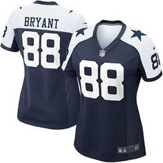 Dez Bryant Dallas Cowboys Nike Women's Color Rush Legend Jersey. Free U.S. Shipping On Oders Over $30. Use Code: 30SHIP #CowboysNation Follow on Twitter, Instagram, & Snapchat @cowboysfans_88 Blue Thanksgiving, Womens Football Jersey, Jersey Nike, Dallas Cowboys Fans