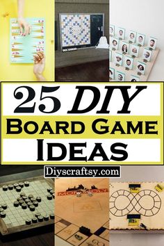 25 DIY Board Game Ideas For Kids Diy Board Game Pieces, Wooden Board Games Diy, Custom Board Games Ideas, Home Made Board Games Diy, Diy Backgammon Board, Game Diy Ideas, How To Make A Board Game, Diy Gameboard, Diy Board Games For Teenagers