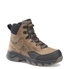 Carolina Boots Carolina Men's Subframe Dark Brown Waterproof Composite Toe Hiker Boots CA4580 Nursing Shoes Sneakers, Girls Cowgirl Boots, Boys Cowboy Boots, Dresses With Cowboy Boots, Ankle Strap Sandals Flat, Hiker Boots, Bowling Shoes, Slip On Dress Shoes, Nursing Shoes