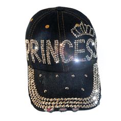 PRICES MAY VARY. Sparkle Like Royalty: Adorn yourself with the Popfizzy rhinestone princess tiara hat, featuring shiny studs that make you feel like a queen. Perfect for women and girls seeking a glamorous look. Versatile Fashion: This bedazzled princess crown hat is crafted from durable denim for a casual chic vibe. Its adjustable strap ensures a comfortable fit for all-day wear. Ideal Gift Choice: Surprise your loved ones with a bling princess gift that stands out. Ideal for birthdays, special Denim Hats, Bling Hats, Boss Gifts, Bling Gifts, Trendy Caps, Outfits Everyday, Everyday Glam, Princess Gifts, Crown Hat