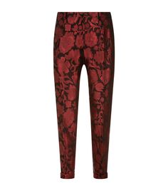 Dark Cupid, Adjustable Waist Pants, Aesthetic Pants, Dolce Gabbana Men, Floral Print Pants, Sophisticated Aesthetic, Floral Jacquard, Print Pants