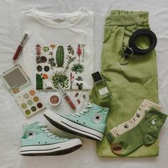 Cooler Look, Green Outfit, Mode Inspo, Mode Inspiration, Looks Vintage, Retro Outfits