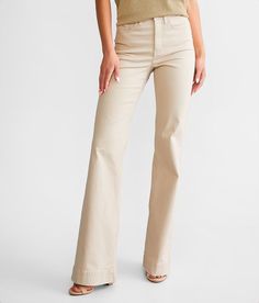 BKE Billie Trouser Stretch Pant - Khaki 32/32, Women's Khaki High rise Slim through the hip and thigh 20 bottom opening Comfort waistband Faux back welt pockets. 58% Cotton 39% Polyester 3% Spandex. Machine wash separately cold water. No bleach. Tumble dry low. Warm iron. Apparel & Accessories > Clothing > Pants Women’s Khaki Pants, Khaki Pants Women, Khaki Dress Pants, Khaki Pants Men, Womens Khakis, Clothing Pants, Style Aesthetic, Accessories Clothing, Stretch Pants