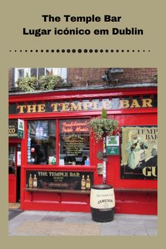 the temple bar, lugar iconio en dublin