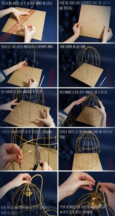 instructions to make a birdcage