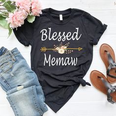 Memaw Shirts, Granny Shirts, Momma Shirts, Granny Gifts, Grandma Shirts, Sweatshirts And Hoodies, Layered Streetwear, Mothers Day Shirts, Thanksgiving Gifts