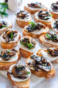 Mushroom Crostini