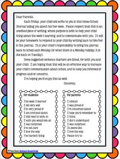 a printable reading passage for children to use in the classroom, with colorful polka dot border