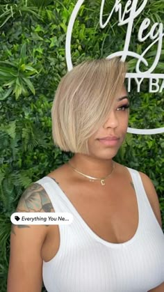 Haircut Blonde Hair, Bob Haircut Blonde, Hair Color Correction, Pressed Natural Hair, Black Hair Short Cuts, Silk Press Natural Hair, Twisted Hair, Natural Hair Short Cuts